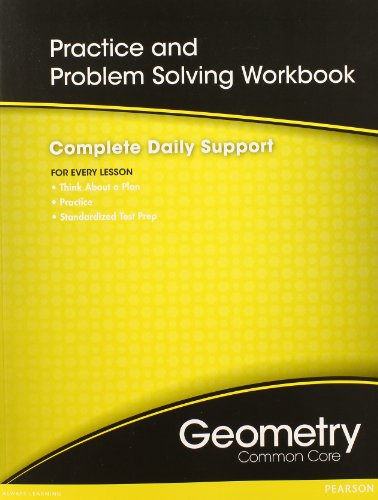 Knjiga High School Math Common-Core Geometry Practice/Problem Solving Workbook Grade 9/10 PRENTICE HALL