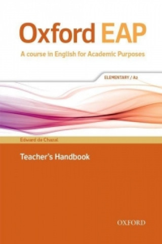 Kniha Oxford EAP: Elementary A2. Teacher's Book, DVD and Audio CD Pack Edward de Chazal