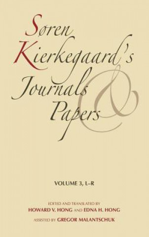 Carte Soren Kierkegaard's Journals and Papers, Volume 3 Soren Kierkegaard
