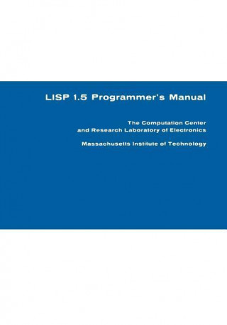 Könyv LISP 1.5 Programmer's Manual John McCarthy