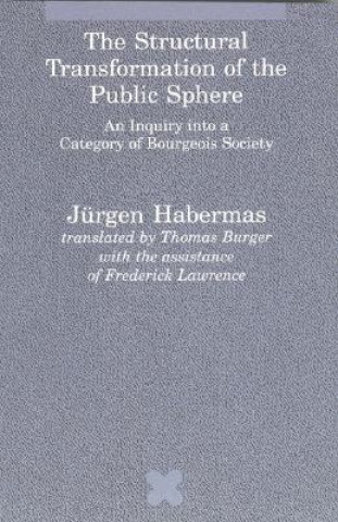 Könyv Structural Transformation of the Public Sphere Jurgen Habermas