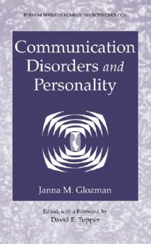 Buch Communication Disorders and Personality Zhanna Markovna Glozman