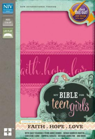 Book Bible for Teen Girls-NIV: Growing in Faith, Hope, and Love Zondervan Bibles