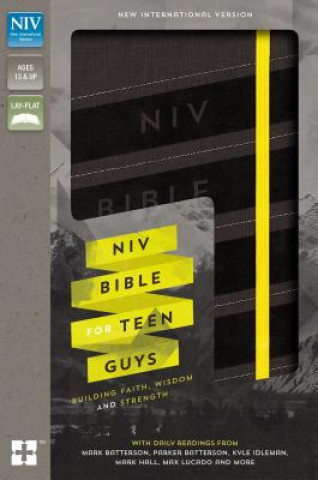 Carte NIV Bible for Teen Guys, Imitation Leather, Charcoal, Elastic Closure: Building Faith, Wisdom and Strength Zondervan Publishing