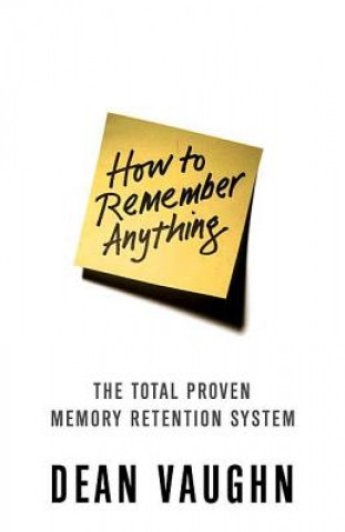 Knjiga How to Remember Anything: The Proven Total Memory Retention System Dean Vaughn