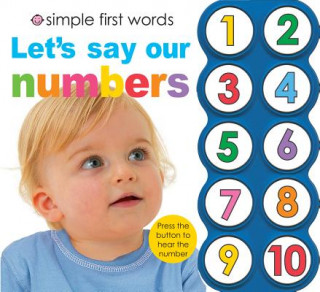 Kniha Simple First Words Let's Say Our Numbers Roger Priddy