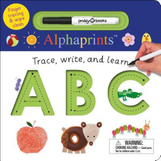 Book Alphaprints: Trace, Write, and Learn ABC Roger Priddy