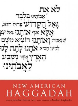 Kniha New American Haggadah Jonathan Safran Foer