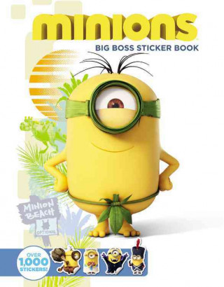 Книга Minions: Big Boss Sticker Book Universal