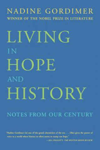 Kniha Living in Hope and History Nadine Gordimer