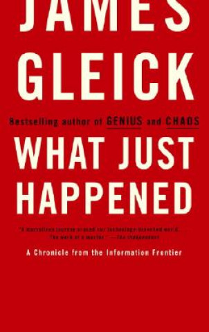 Könyv What Just Happened: A Chronicle from the Information Frontier James Gleick