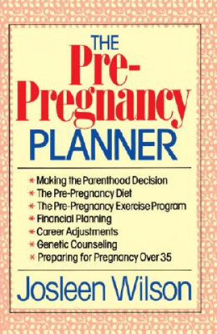 Carte The Pre Pregnancy Planner Josleen Wilson