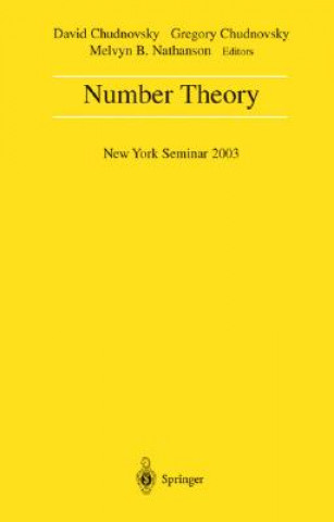 Carte Number Theory: New York Seminar 2003 David Chudnovsky