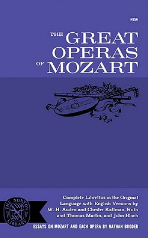 Kniha Great Operas of Mozart Nathan Broder