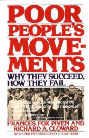 Kniha Poor People's Movements Richard A. Cloward