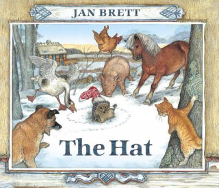 Könyv The Hat: Oversized Board Book Jan Brett