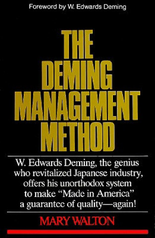 Kniha Deming Management Method Mary Walton