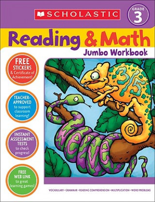 Książka Reading & Math Jumbo Workbook: Grade 3 Terry Cooper