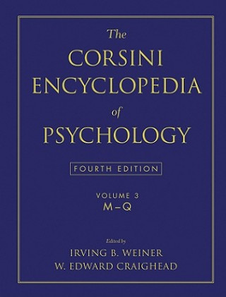 Carte The Corsini Encyclopedia of Psychology, Volume 3 Irving B. Weiner