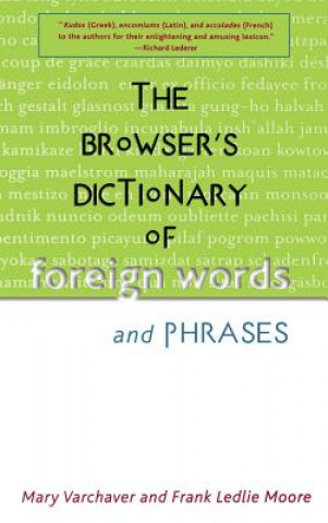 Book The Browser's Dictionary of Foreign Words and Phrases Mary Varchaver