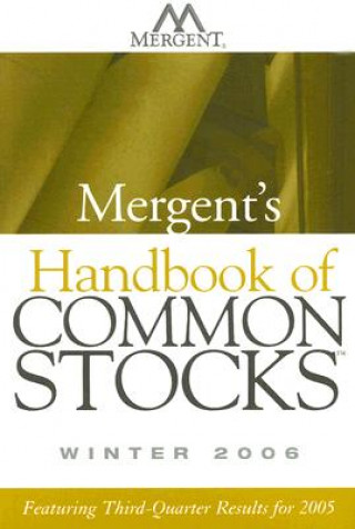 Könyv Mergent's Handbook of Common Stocks Mergent Inc