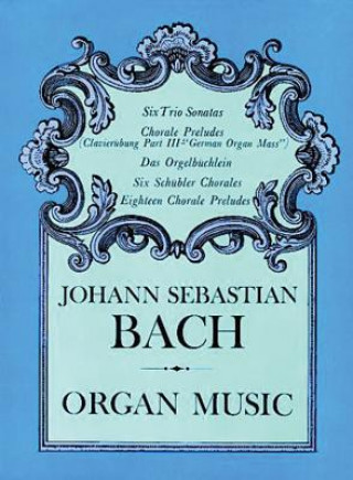 Carte Organ Music Johann Sebastian Bach