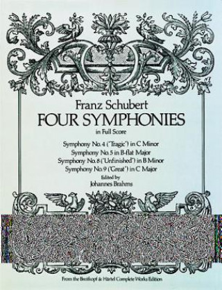 Książka Four Symphonies in Full Score Franz Schubert