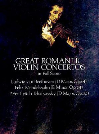 Carte Great Romantic Violin Concertos in Full Score Ludwig Van Beethoven