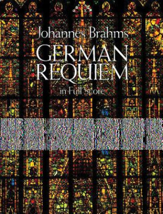 Carte German Requiem in Full Score Johannes Brahms