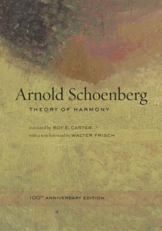Kniha Theory of Harmony Arnold Schoenberg