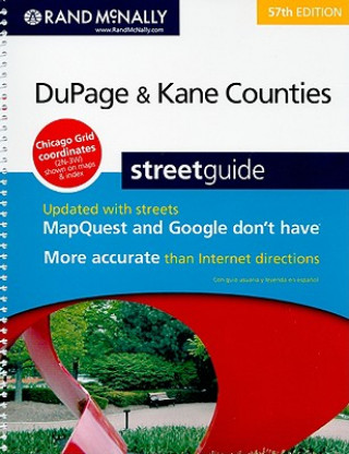 Kniha Rand McNally DuPage & Kane Counties Streetguide Rand McNally