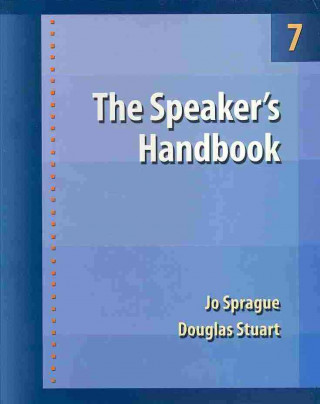 Carte *Acp Speaker's Handbook with CD Jo Sprague