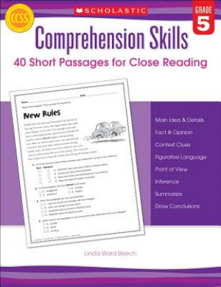 Carte Comprehension Skills: Short Passages for Close Reading: Grade 5 Linda Beech
