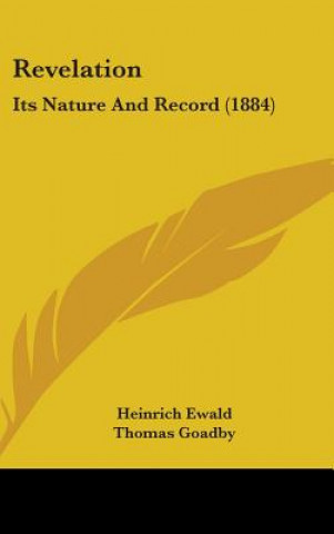 Buch Revelation Heinrich Ewald