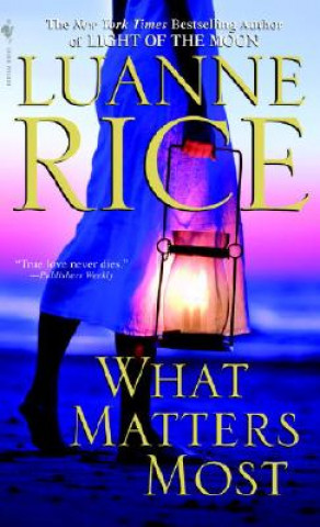 Kniha What Matters Most Luanne Rice