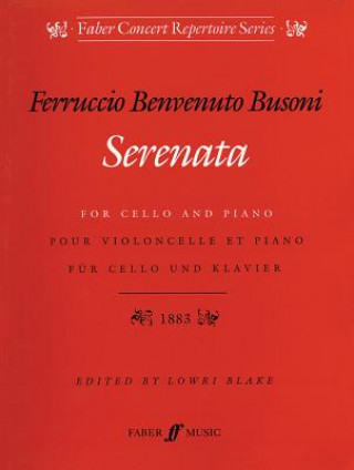Könyv Serenata Op. 34 Ferruccio Busoni