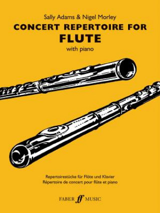 Carte Concert Repertoire For Flute Sally Adams