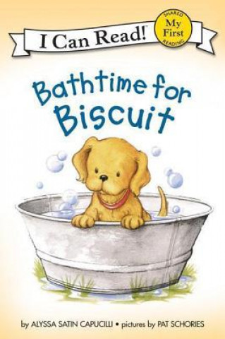 Carte Bathtime for Biscuit Alyssa Satin Capucilli