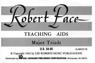 Könyv Flash Cards, Major Triads Robert Pace