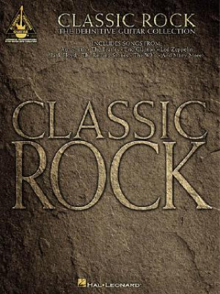 Książka Classic Rock: The Definitive Guitar Collection Various Artists