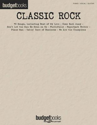 Książka Classic Rock: Budget Books Various