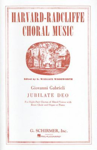 Kniha Jubilate Deo Gabrieli Giovanni