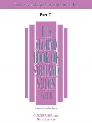 Kniha The Second Book of Soprano Solos Part II: Book Only Joan Frey Boytim