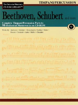 Carte Beethoven, Schubert & More - Volume 1: The Orchestra Musician's CD-ROM Library - Timpani/Percussion Ludwig Van Beethoven