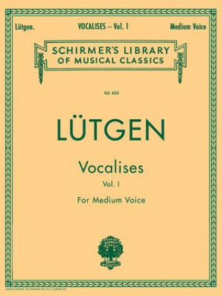 Carte Vocalises (20 Daily Exercises) - Book I: Medium Voice B. Lutgen