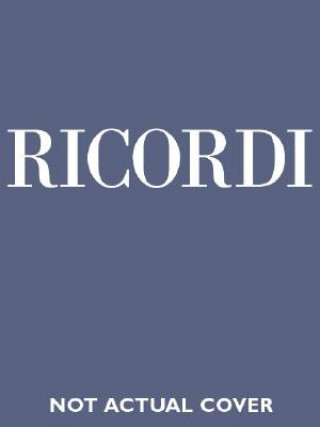 Kniha Il Cappello Di Paglia Di Firenze: Vocal Score Nino Rota