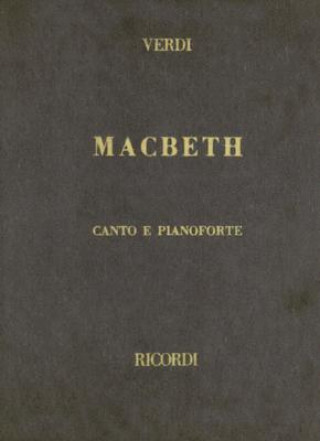 Book Macbeth: Opera Completa Per Canto E Pianoforte Giuseppe Verdi