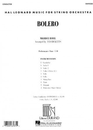 Carte Bolero Maurice Ravel