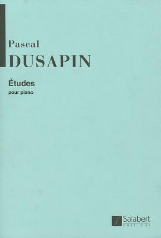 Libro Pascal Dusapin: Etudes Pour Piano Pascal Dusapin