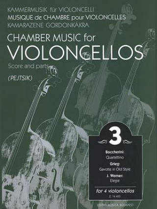 Könyv Chamber Music for Four Violoncellos, Volume 3 Edvard Grieg